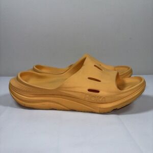 HOKA ORA Recovery 3 Womens 10 Mens 8 Slides Orange Sherbet Comfort Soft Casual